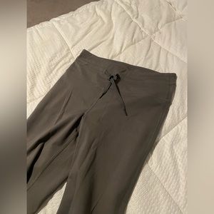 Olive Green Wide Leg Leggings